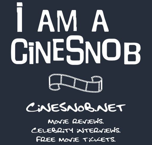CineSnob.net Podcast Fundraiser shirt design - zoomed