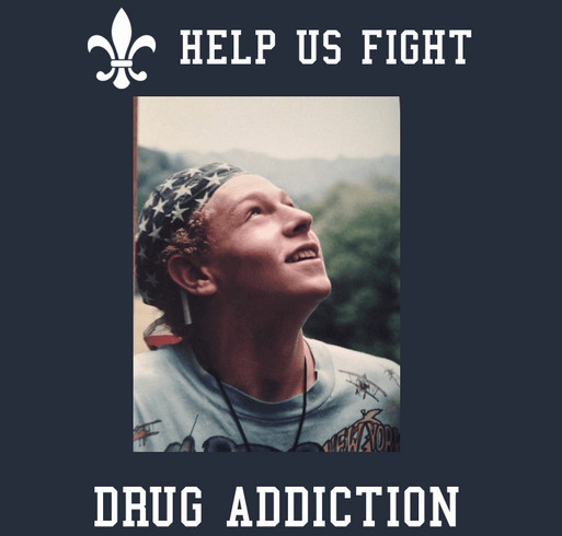 stop Drug Addiction - help us fight this war shirt design - zoomed