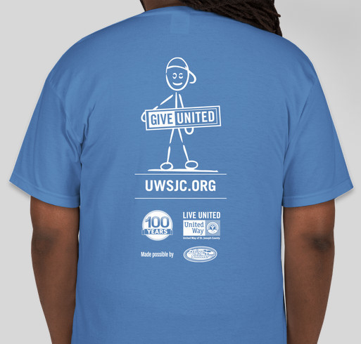 Give Local SJC for United Way Fundraiser - unisex shirt design - back