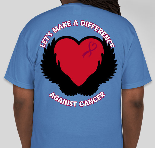 Richard's Fight against Squamous Cell (Carcinoma)Throat Cancer Fundraiser - unisex shirt design - back