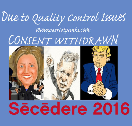 Consent Withdrawn 2016 Mens Shirt shirt design - zoomed