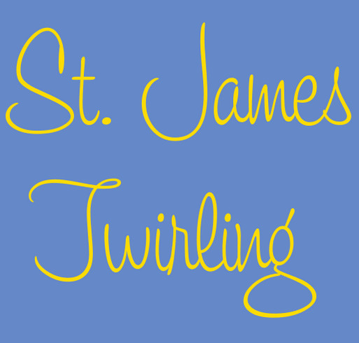 St. James Twirling Fundraiser! shirt design - zoomed