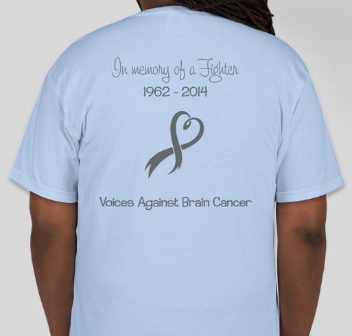 Voices Against Brain Cancer Fundraiser - unisex shirt design - back