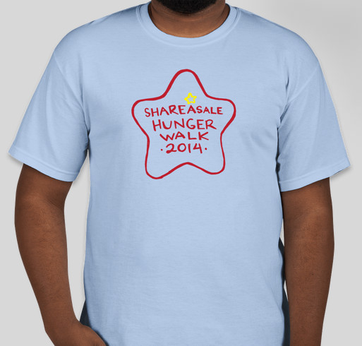 ShareASale Hunger Walk 2014 - Chicago Fundraiser - unisex shirt design - small