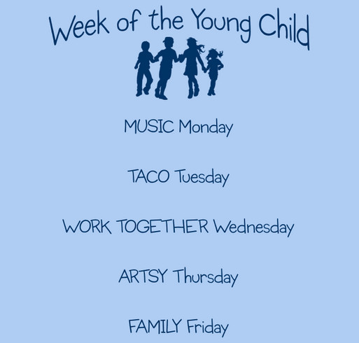 KansasAEYC Week of the Young Child Shirt Sales shirt design - zoomed