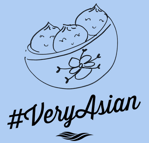 #VeryAsian: Support AAPI mental health shirt design - zoomed