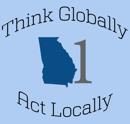 Georgia First Generation Foundation shirt design - zoomed