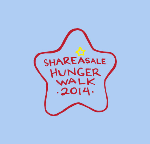 ShareASale Hunger Walk 2014 - Chicago shirt design - zoomed