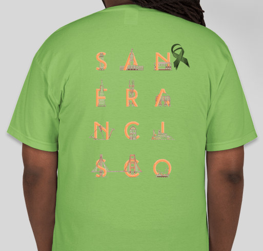 Brain Tumor Awareness Walk 2016 Fundraiser - unisex shirt design - back
