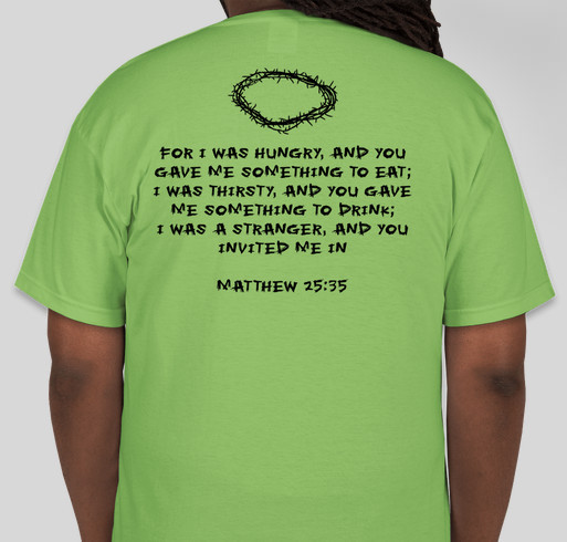 Crowe Family Adoption Fundraiser - unisex shirt design - back