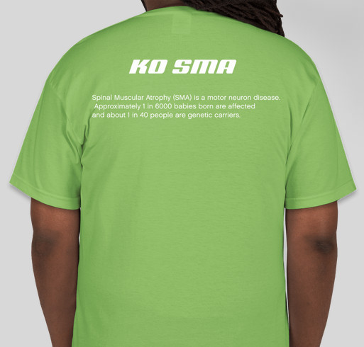 Kaydens equipment fundraiser Fundraiser - unisex shirt design - back