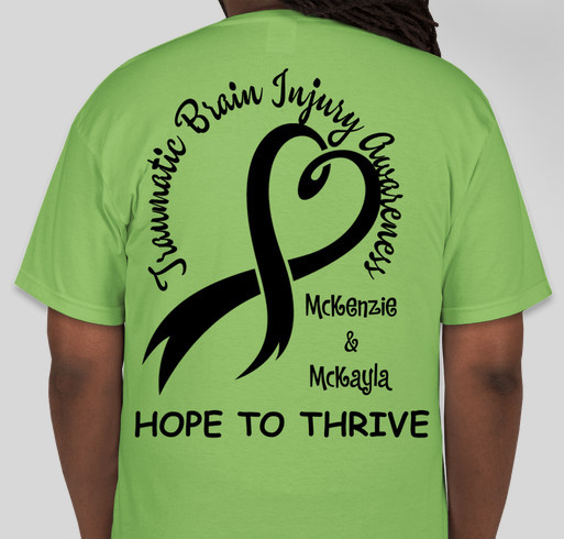 Hope to Thrive II Fundraiser - unisex shirt design - back