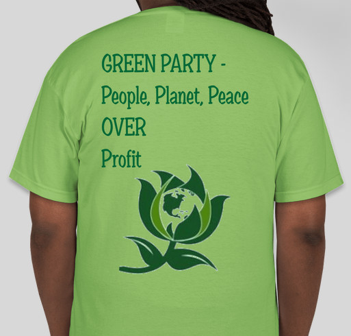 Support Jill Stein for President 2016! Cancel student debt! People,Planet, Peace over Profit! Fundraiser - unisex shirt design - back