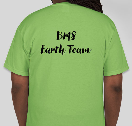 BMS Earth Team Native Plant Garden Fundraiser - unisex shirt design - back