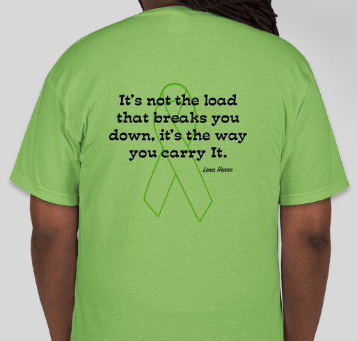 Rhonda's road to recovery Fundraiser - unisex shirt design - back