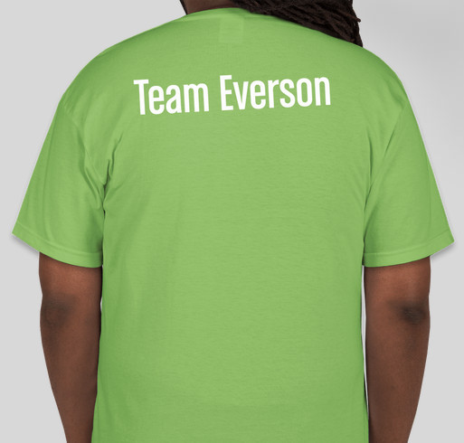 Bless The Everson's Fundraiser - unisex shirt design - back