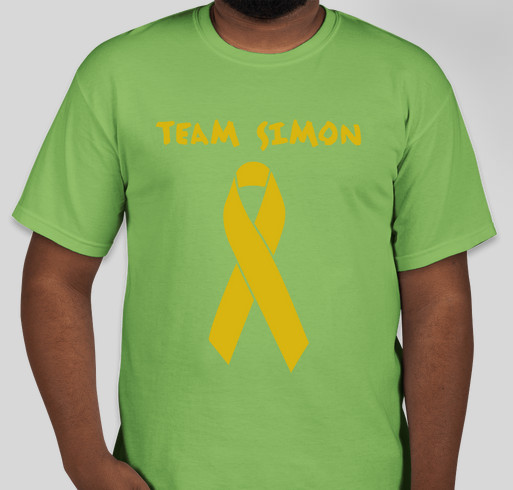 Alex's Lemonade Stand Foundation, Million Mile Walk, Run, Bike. Team Simon Fundraiser - unisex shirt design - front
