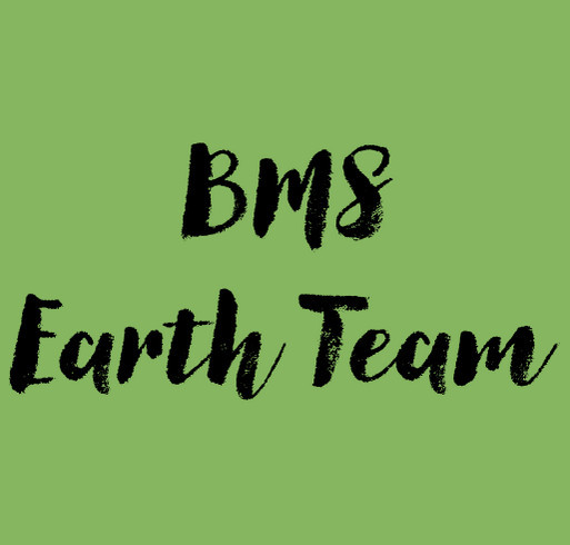 BMS Earth Team Native Plant Garden shirt design - zoomed