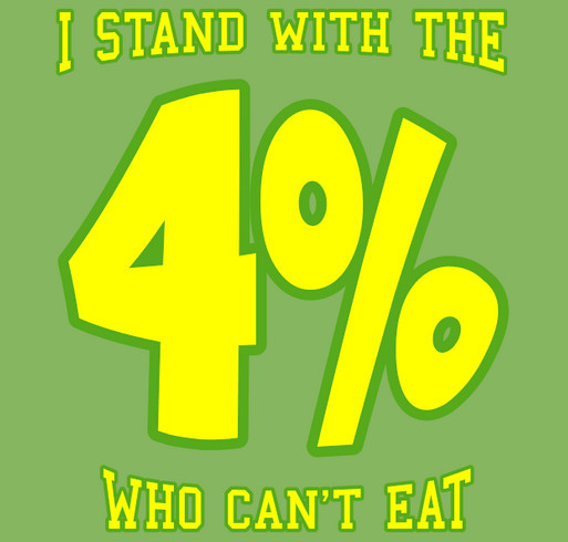 I Stand With the 4% shirt design - zoomed