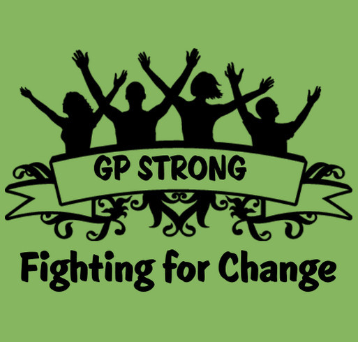 Gastroparesis Research Fundraiser shirt design - zoomed