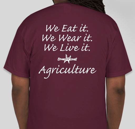 Kansas State University Sigma Alpha Agricultural Fundraiser Fundraiser - unisex shirt design - back
