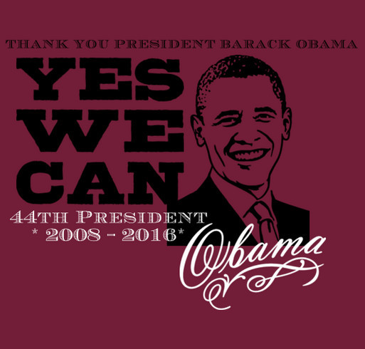 Thank you President Barack Obama shirt design - zoomed