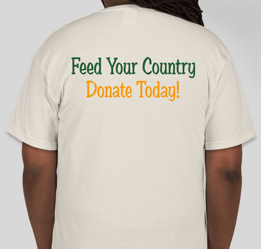 Feeding America Fundraiser - unisex shirt design - back