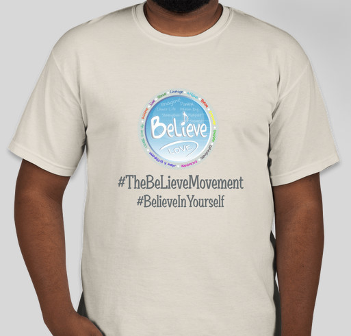 The "BeLieve" Movement National Bullying Prevention Campaign Fundraiser - unisex shirt design - front