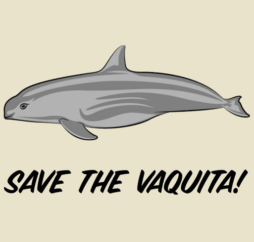 Save the Vaquita! shirt design - zoomed