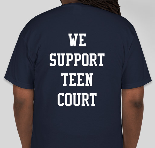 Support Teen Court! Fundraiser - unisex shirt design - back