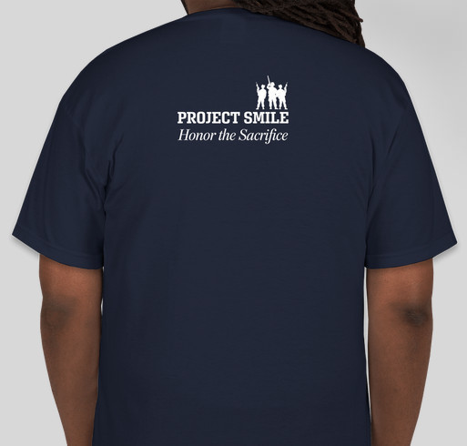 Wreaths Across America - Project Smile PA0163 Fundraiser - unisex shirt design - back