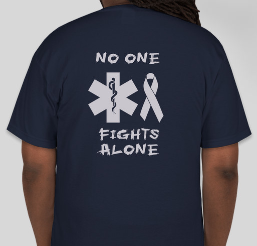 Miles for Medics Zach Barber Scholarship Fund Fundraiser - unisex shirt design - back