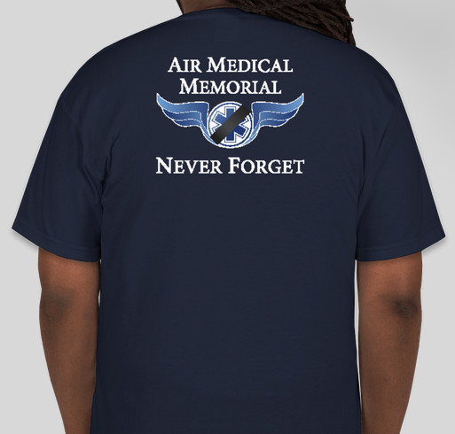 Air Medical Memorial Fundraiser - unisex shirt design - back