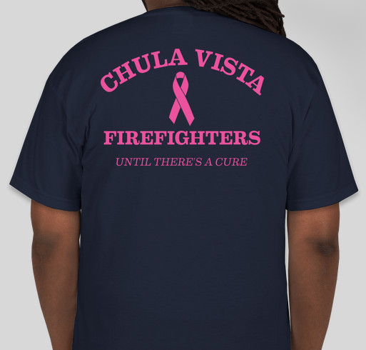 Chula Vista Firefighters Are Passionately Pink® in October Fundraiser - unisex shirt design - back