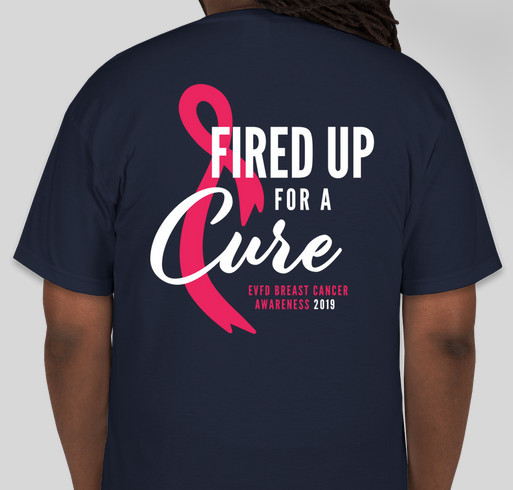 2019 EVFD Breast Cancer Awareness Fundraiser Fundraiser - unisex shirt design - back