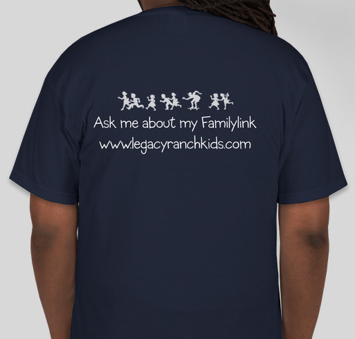 Familylink Foster & Adoption Agency's Legacy Ranch Fundraiser - unisex shirt design - back