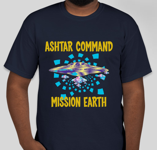 Ashtar Spiritual Spaceship Skywatch Nightvision Equipment Fundraiser Fundraiser - unisex shirt design - front