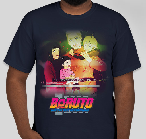 boruto t-shirt anime naruto next generation otaku style blue black #anime # boruto #t_shirt_anime Custom Ink Fundraising