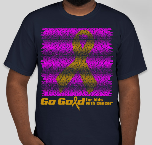 2015 ACCO Go Gold Shirt 1 Fundraiser - unisex shirt design - front