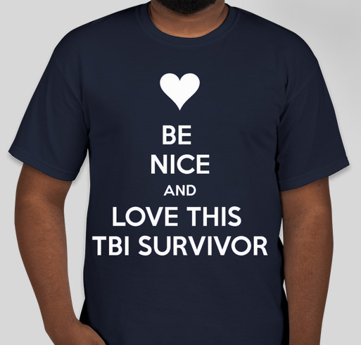 TRAUMATIC BRAIN INJURY AWARENESS MONTH Fundraiser - unisex shirt design - front