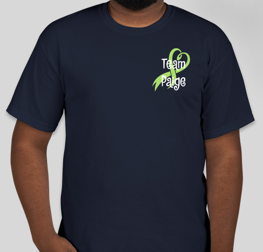 Team Paige - The Battle Continues Fundraiser - unisex shirt design - front
