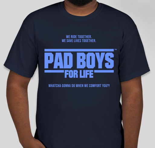 Get Your PAD BOYS GEAR and Help Us Get to the Gumball 3000 Fundraiser - unisex shirt design - front