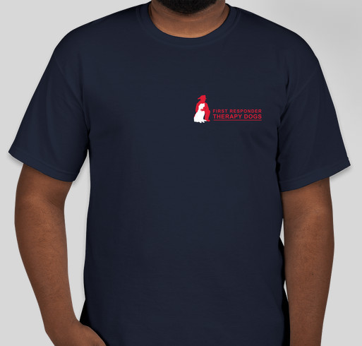 First Responder Therapy Dogs 100 Certified Teams Fundraiser Fundraiser - unisex shirt design - front