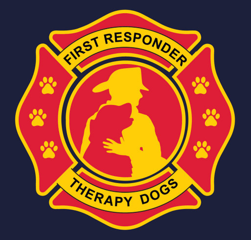 First Responder Therapy Dogs 100 Certified Teams Fundraiser shirt design - zoomed