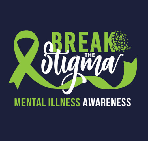 Break the Stigma shirt design - zoomed
