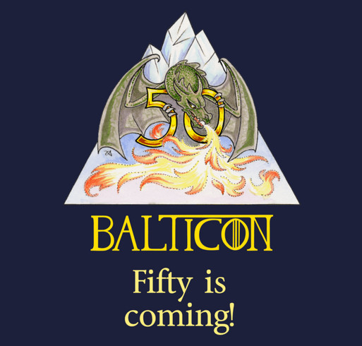 Balticon 50 Is Coming (Reboot) shirt design - zoomed