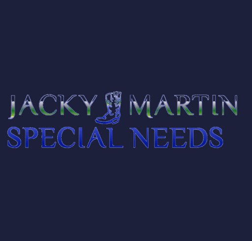 Jacky Martin Special Needs shirt design - zoomed