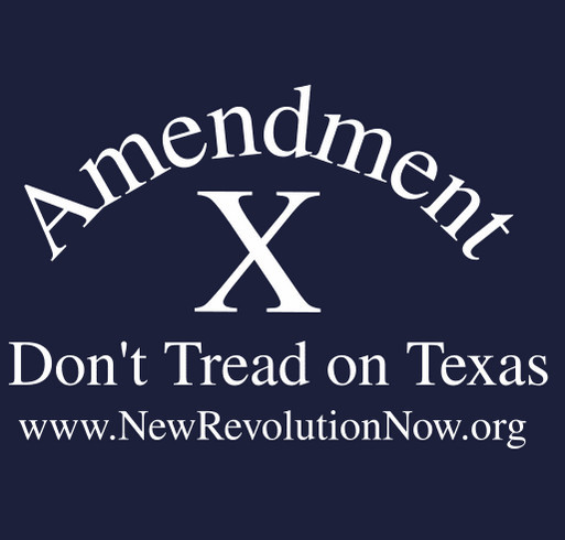 New Revolution Now State's Rights Initiative shirt design - zoomed