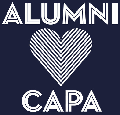 CAPA Foundation - Alumni #LoveCAPA shirt design - zoomed
