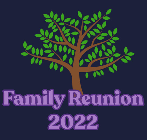 Family Reunion shirt design - zoomed